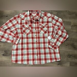 Wrangler Long Sleeve Button Shirt Size 3XL New